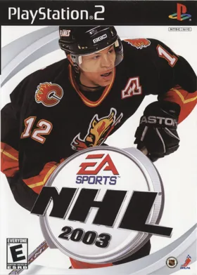 NHL 2003 box cover front